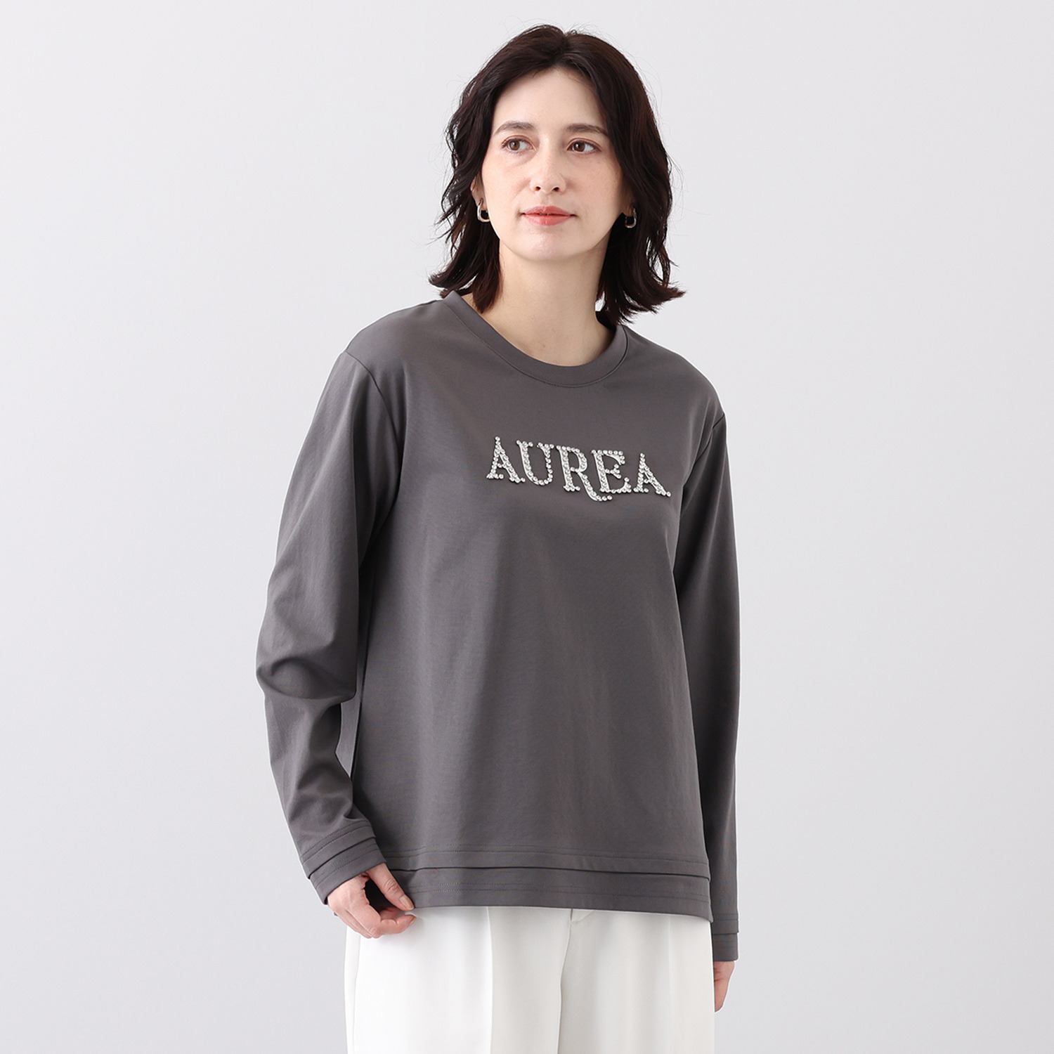 ヘブンアンドアース ＡＵＲＥＡビジュウ レイヤードエッジ Ｔシャツ