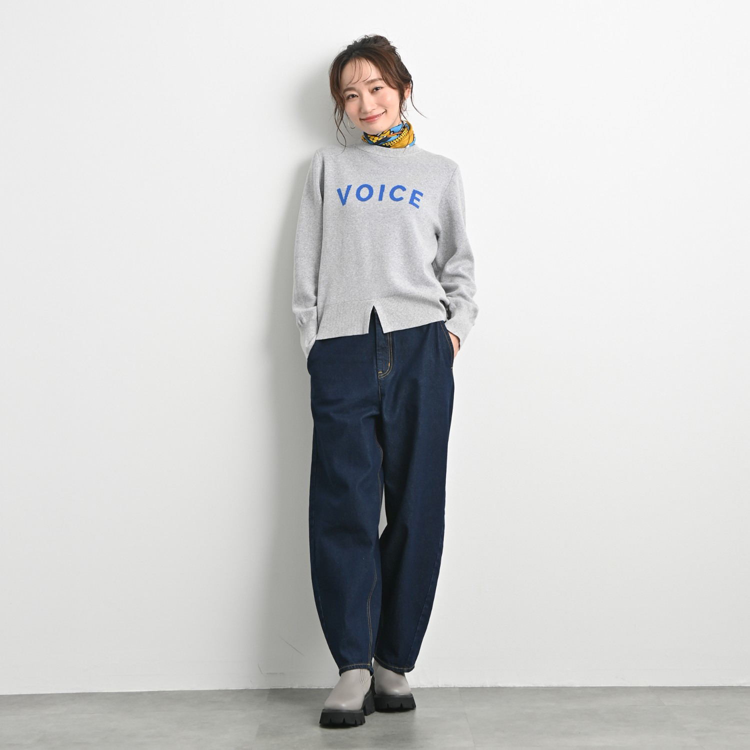 ＢＯＵＮＣＹ　ＢＯＮＤ カーブデザイン デニムパンツ