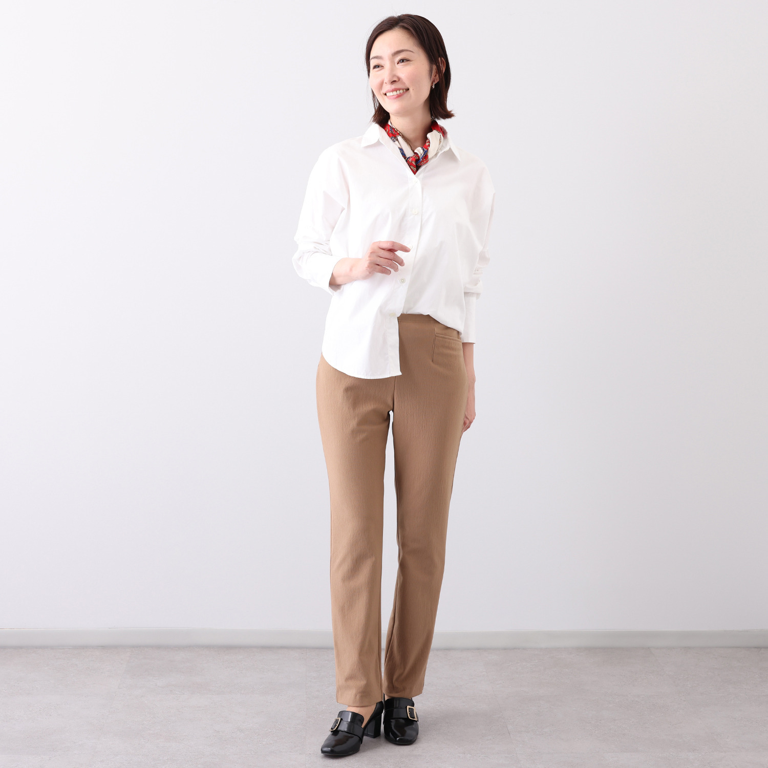 ピーツー え！？２０２５年より やせて見える？ ヒートアライヴ 裏起毛ストレートパンツ ＜股下７２ｃｍ＞