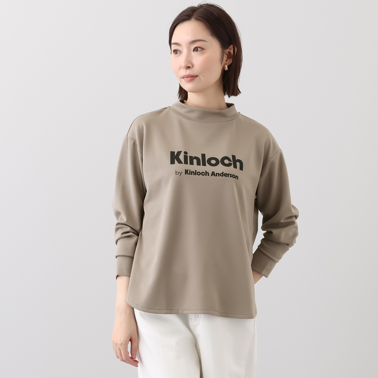 キンロック　バイ キンロックアンダーソン ロゴアクセント ロングＴシャツ 