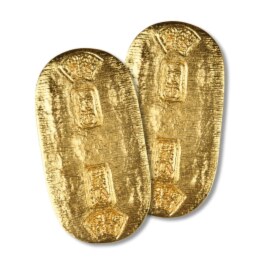 たまふり屋 あなたの財布に種銭を！ 金運大招来の 祈りを込めた小判型お守り 種銭小判２枚セット