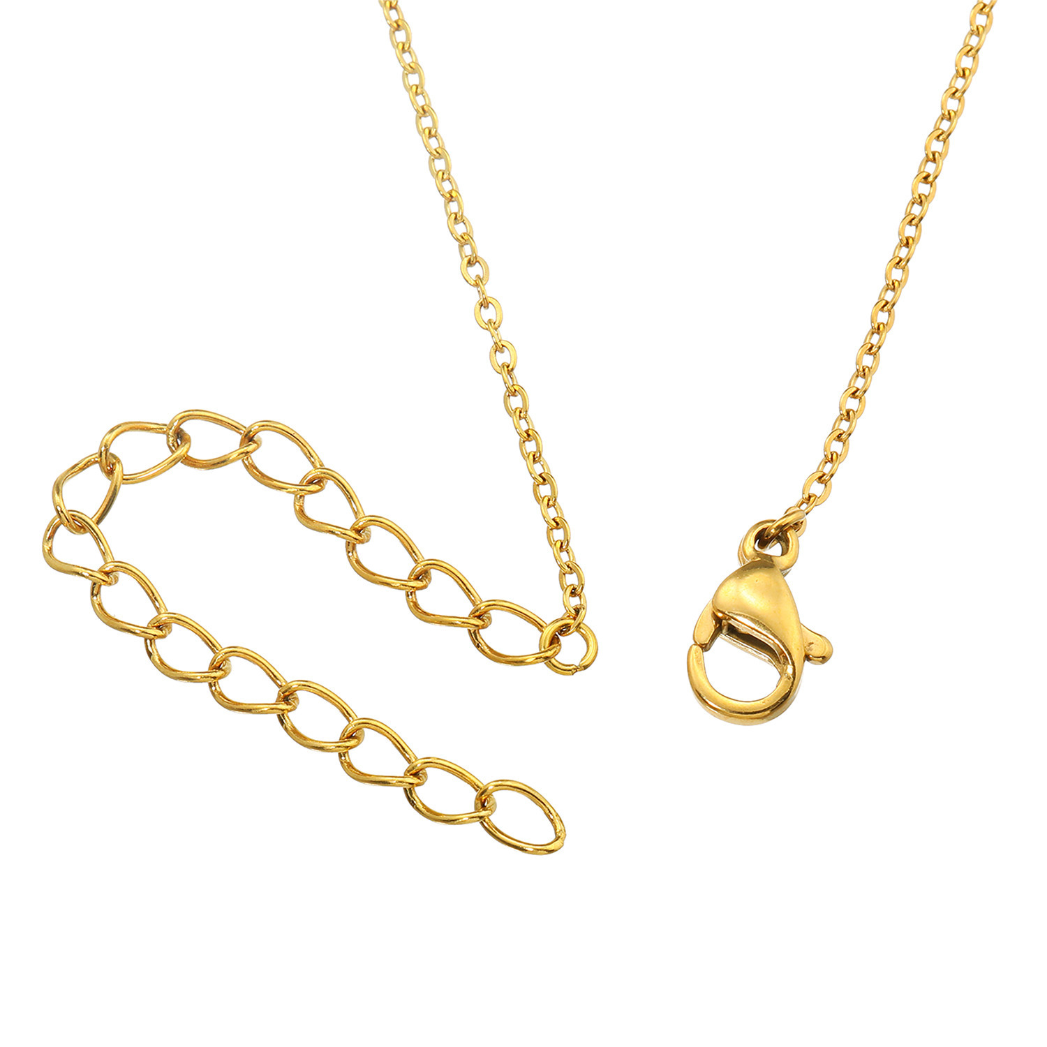 エムイー・ブリランテ やさしい立体美 １８Ｋ ふっくら立体モティーフ＆ ステンレスチェーン リュクスペンダント