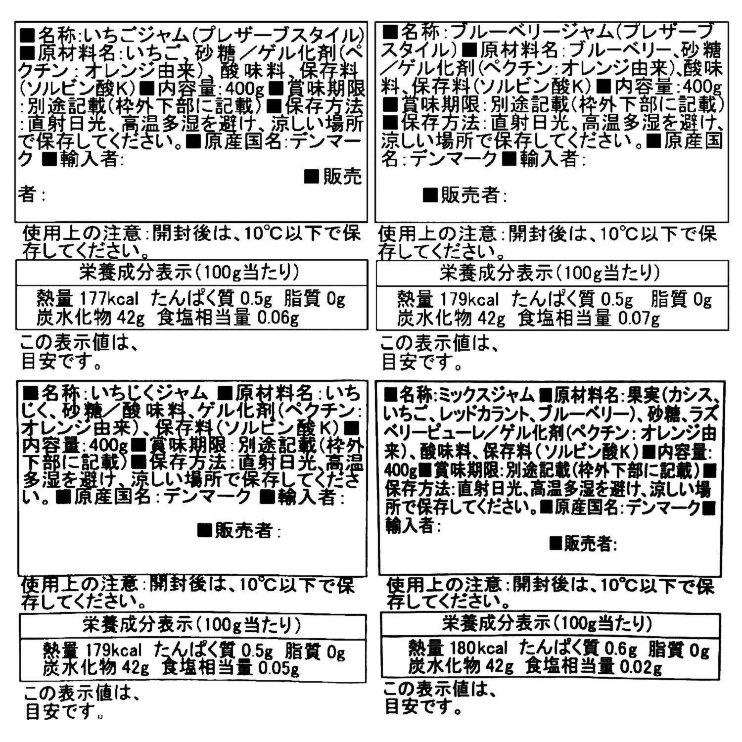 とろり食感 果実感が魅力のジャム 夢の６種アソート