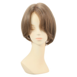 マダムヒロコ フルハンドメイド 高品質フルウィッグ！ ソワショート プレミアム ＜ベージュアッシュ＞