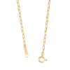 ジュウ １８Ｋ ペーパークリップチェーン ロングネックレス