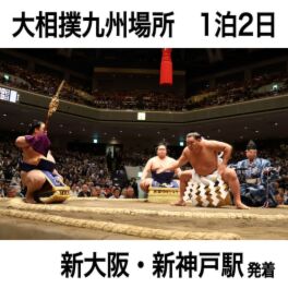 旅っくす 迫力の生観戦 大相撲九州場所 ＜１泊２日 　新大阪・新神戸駅発着＞