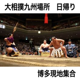 旅っくす 迫力の生観戦 大相撲九州場所 ＜日帰り 　博多現地集合＞