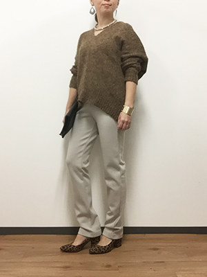 ＜股下７５ｃｍ＞ 上質ごこち 裏起毛 ゆるやかスリムパンツ