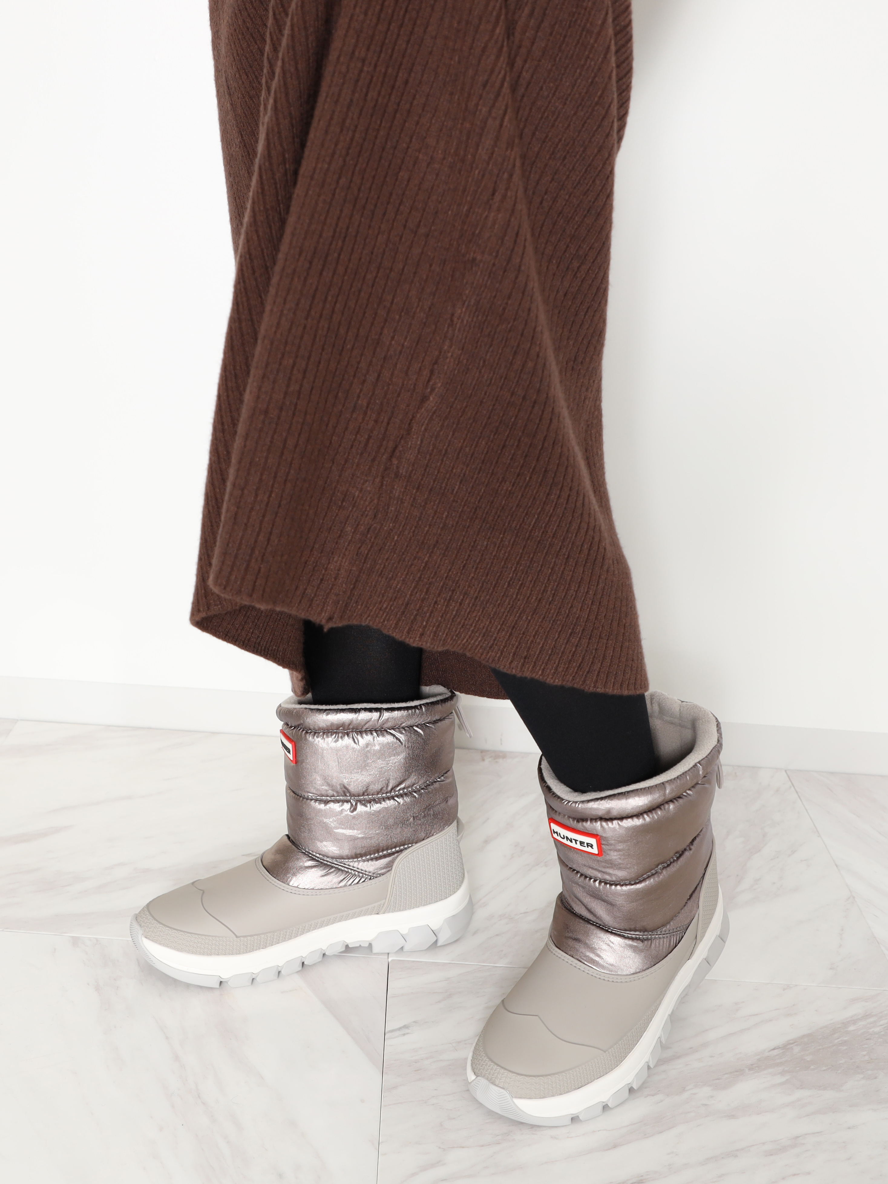 シルバー＞ハンター スノーショートブーツ - ショップチャンネル
