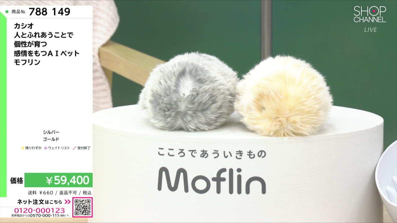 カシオ 人とふれあうことで 個性が育つ 感情をもつAIペット モフリン