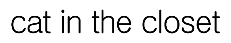 キャットイン ザ・クローゼットロゴ