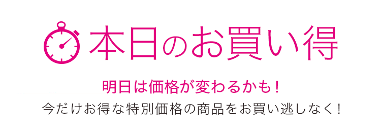 本日のお買い得