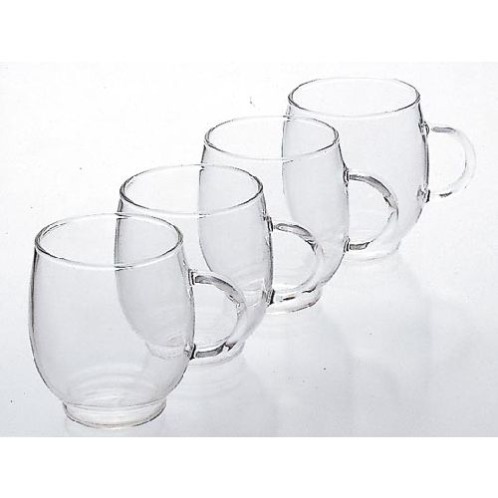 オールクリアガラス マグカップ５個セット
