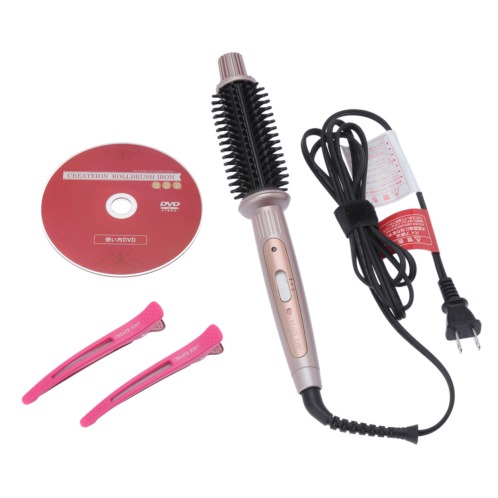 ２６ｍｍ クレイツイオン ブラシ感覚で使える ロールブラシアイロン ショップチャンネル