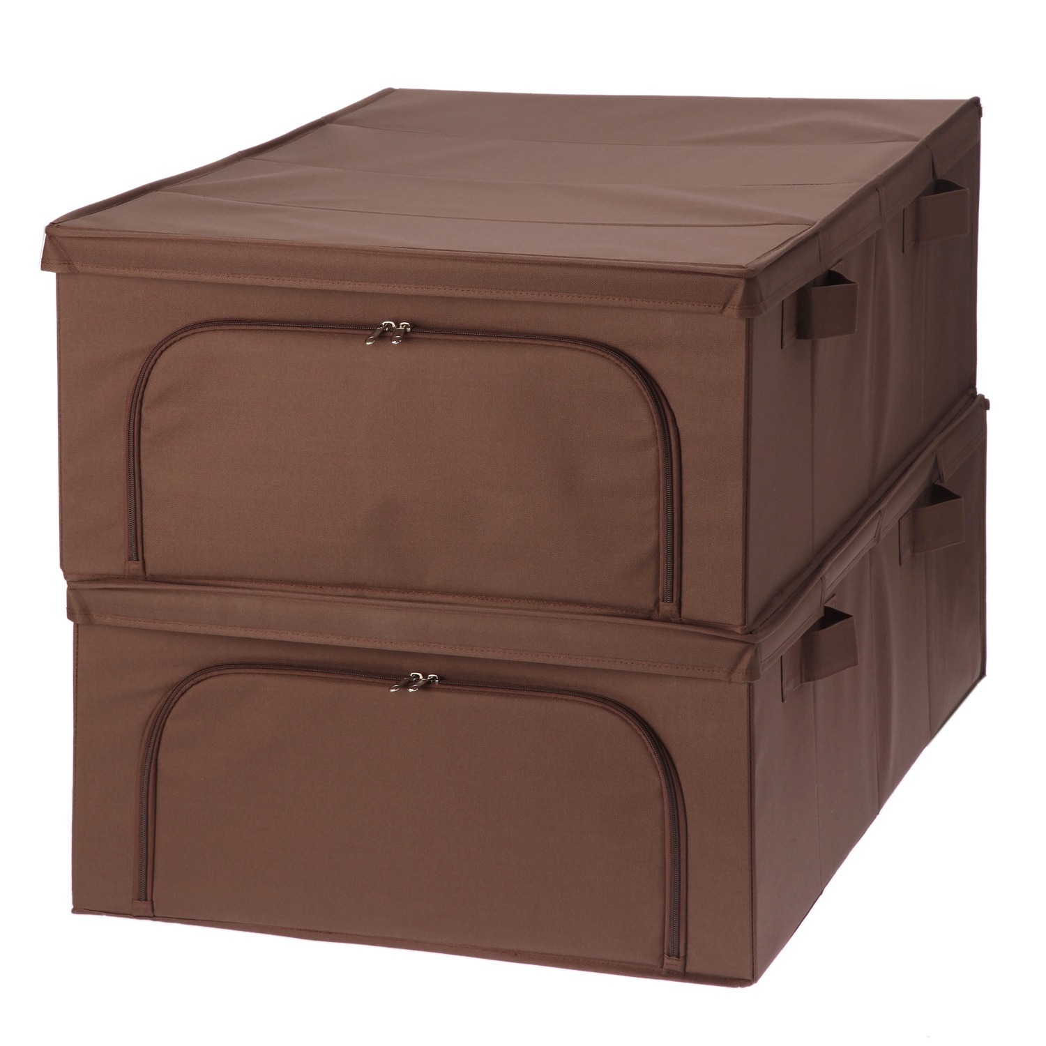 ビバライズ 押入れの中身を 丸ごと収納 圧縮袋付 多機能収納ボックス 同色２個セット ビッグサイズ ショップチャンネル