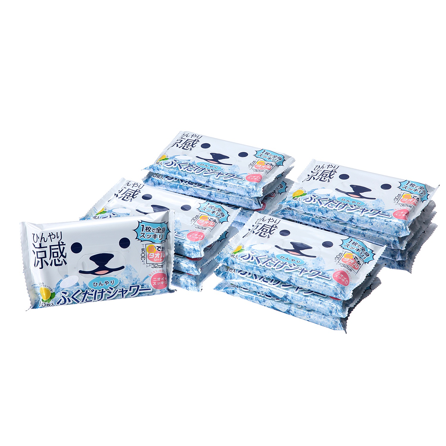 汗すっきり！　
ひんやりふくだけシャワー
特別１５パックセット