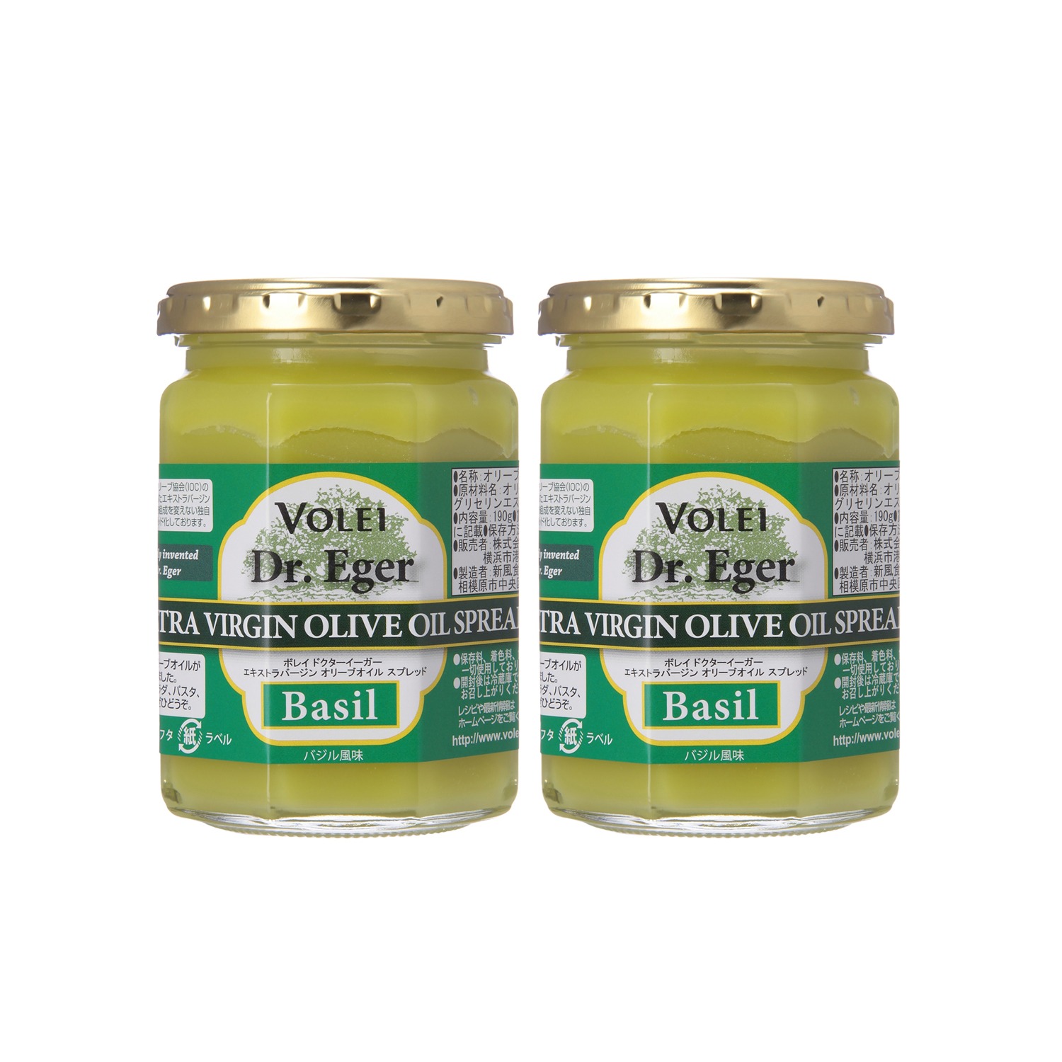 バジル ドクター イーガー エキストラバージン オリーブオイル スプレッド ２本セット ショップチャンネル