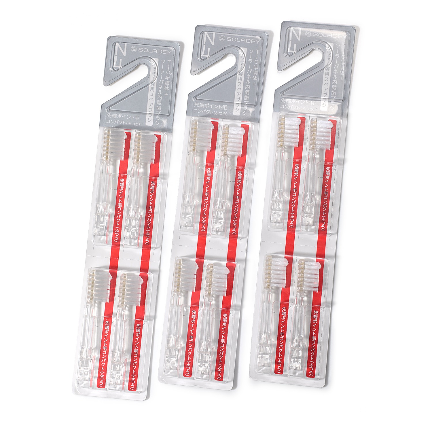ソラデー専用 スペアブラシ 先端ポイント毛 １２本セット ショップチャンネル