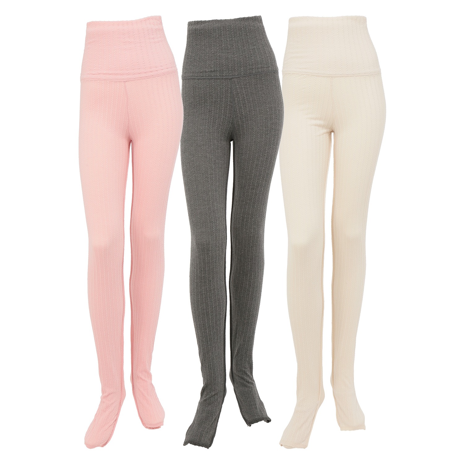 ジュエル
綿混フライスジャガード
ハラマキ付レギンス
３枚セット