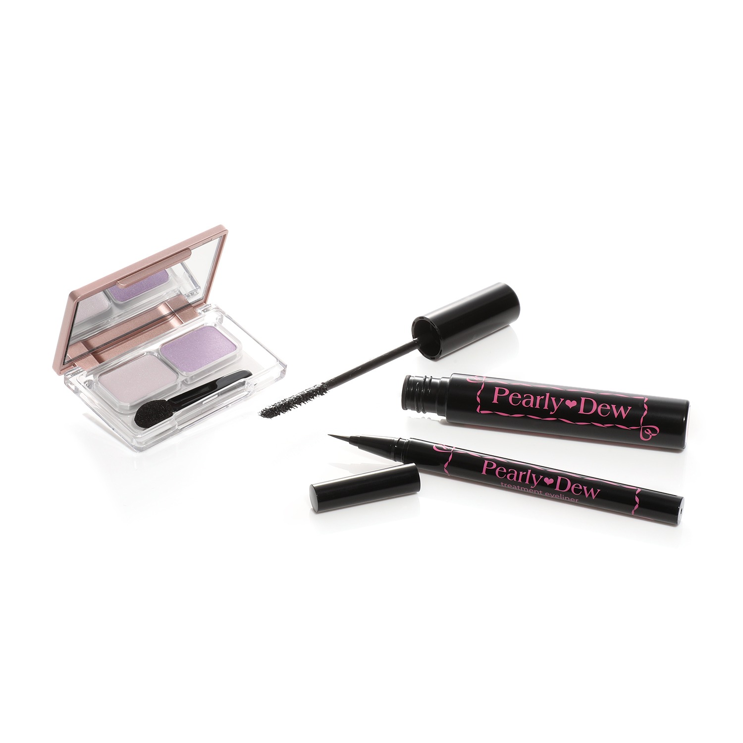 すみれホワイト おすましピンクラベンダー パーリーデュー 瞳きらきら美人 アイメイク特別セット ショップチャンネル