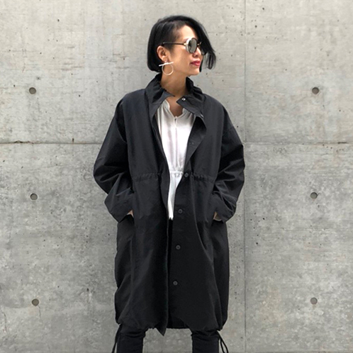 ヨーコモリモト
はっ水
ポケッタブル
スタンドカラーコート