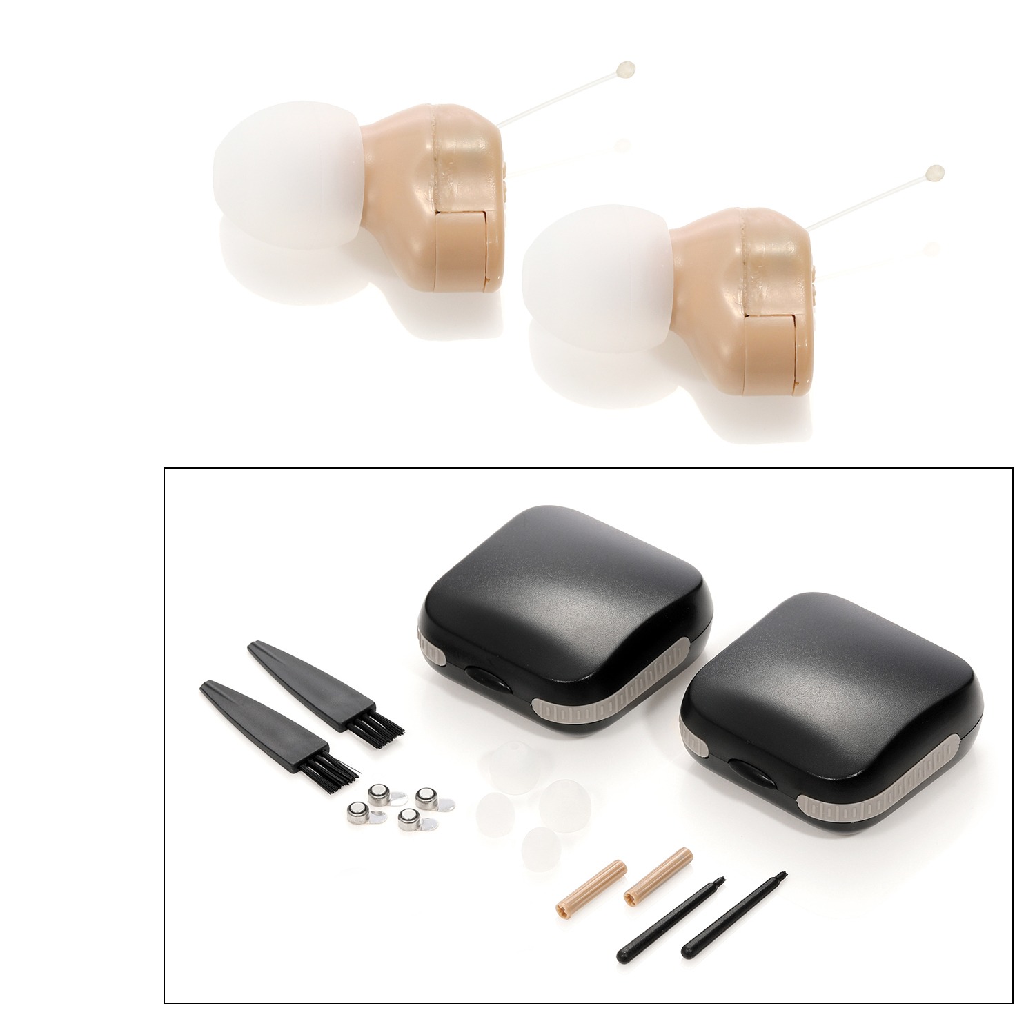 ２個セット 小さい音が大きく聞こえる 超小型集音器スーパーミニ ｇｓ ０２ ショップチャンネル