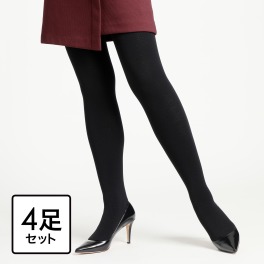 うらぽか あったかパイル 200デニール ハラマキタイツ 4足セットへ