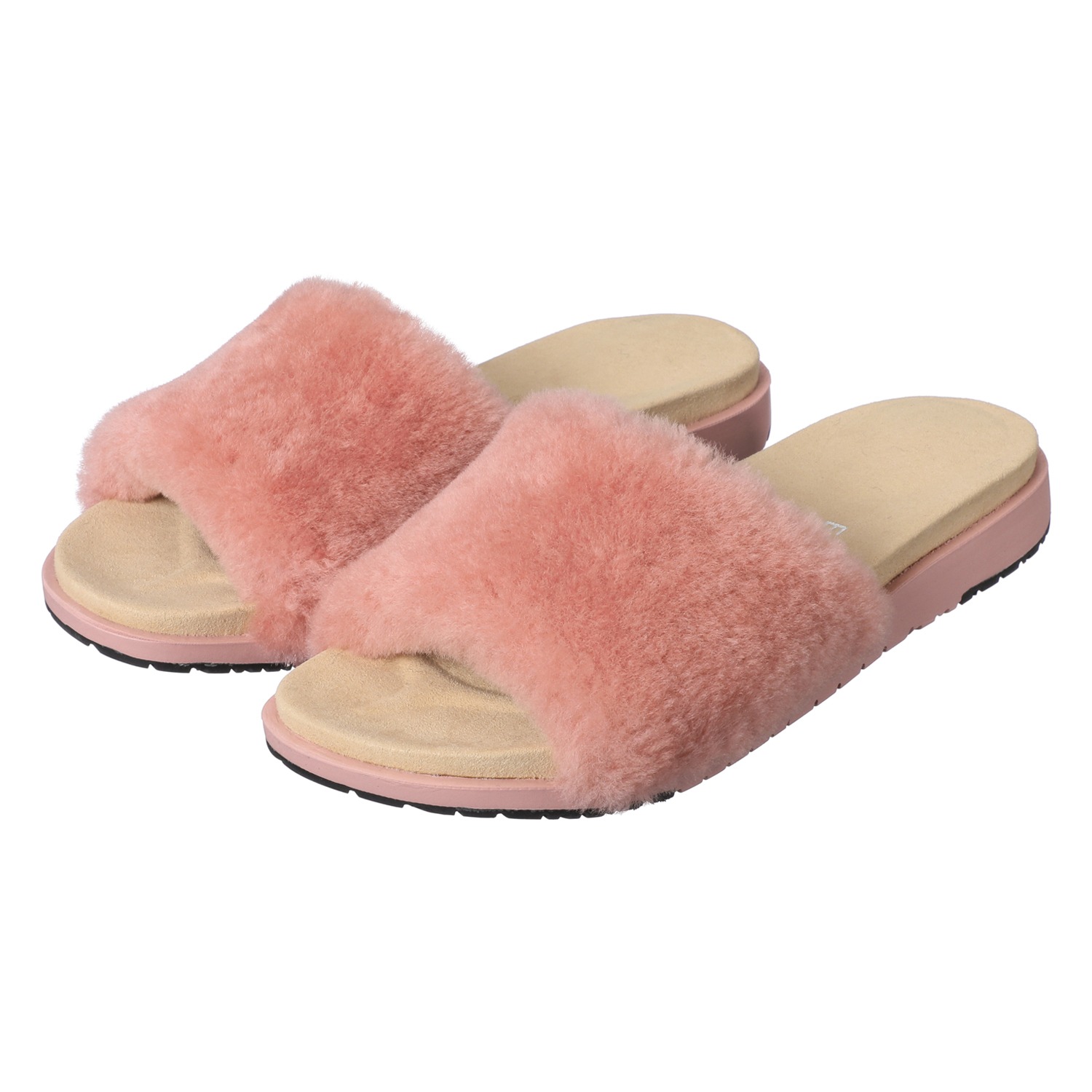 エミュ ムートン フラットサンダル ショップチャンネル