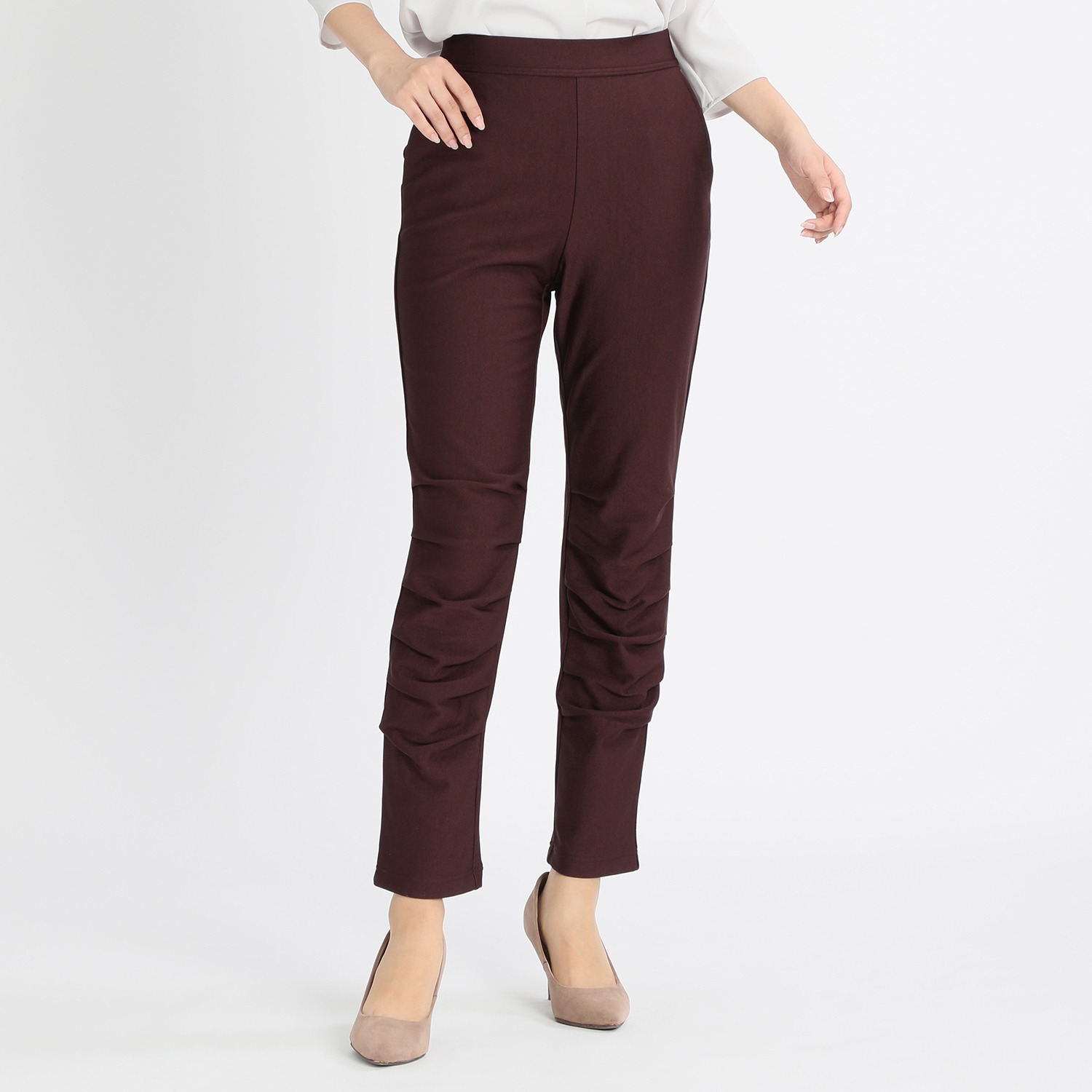 ラ シュシュ シックスタックアクセント 美脚スリムパンツ ショップチャンネル