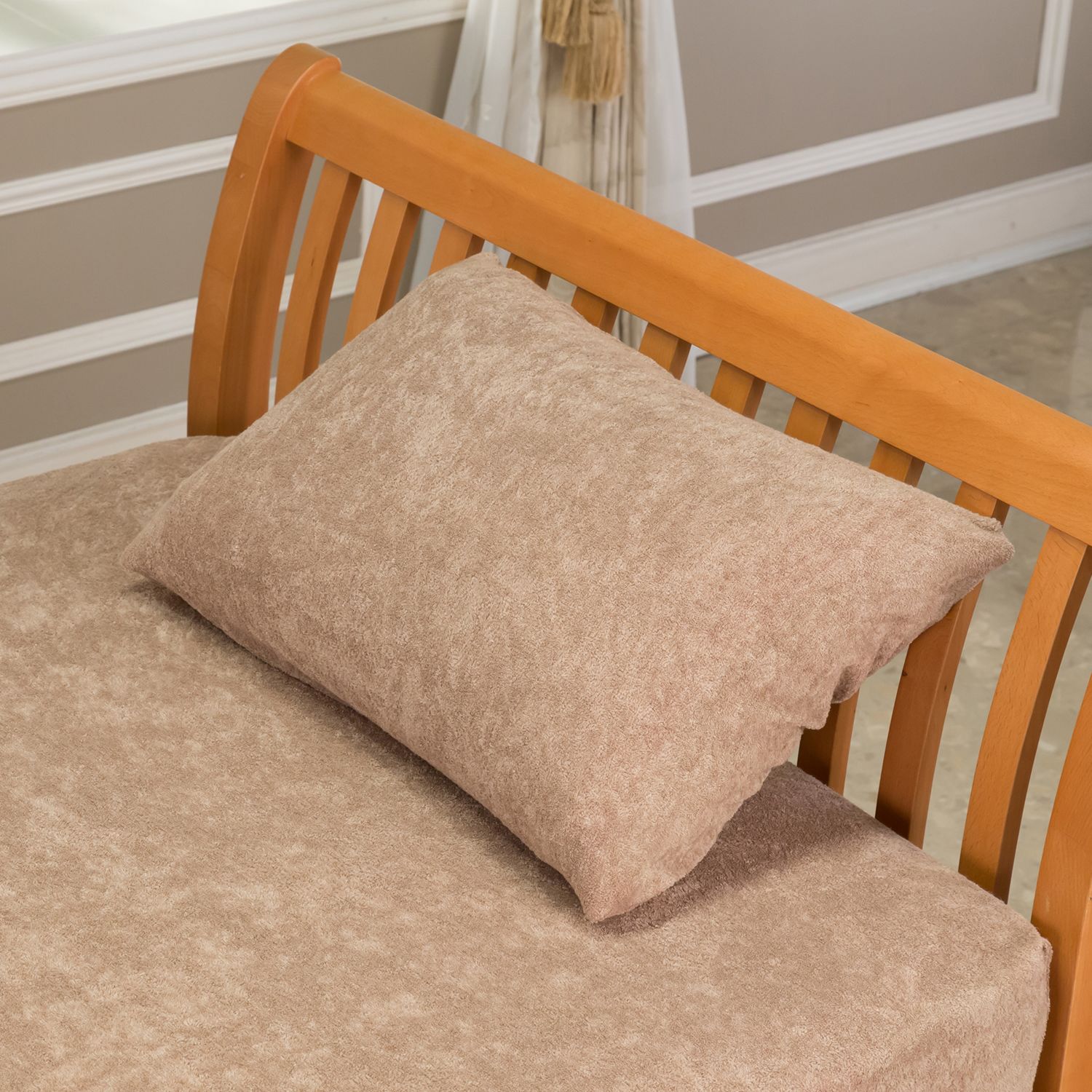 西川 吸湿発熱でぽかぽか 縦横のびのびでピッタリ！ イージーフィット ピローシーツ “ホットパイル” 同色２枚組 