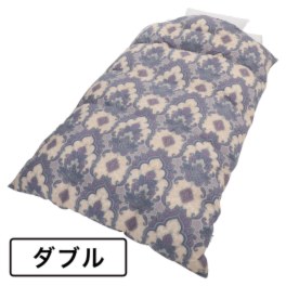 ダブル＞西川 フランス産 ダウンたっぷり93％ 防ダニ羽毛掛けふとん 