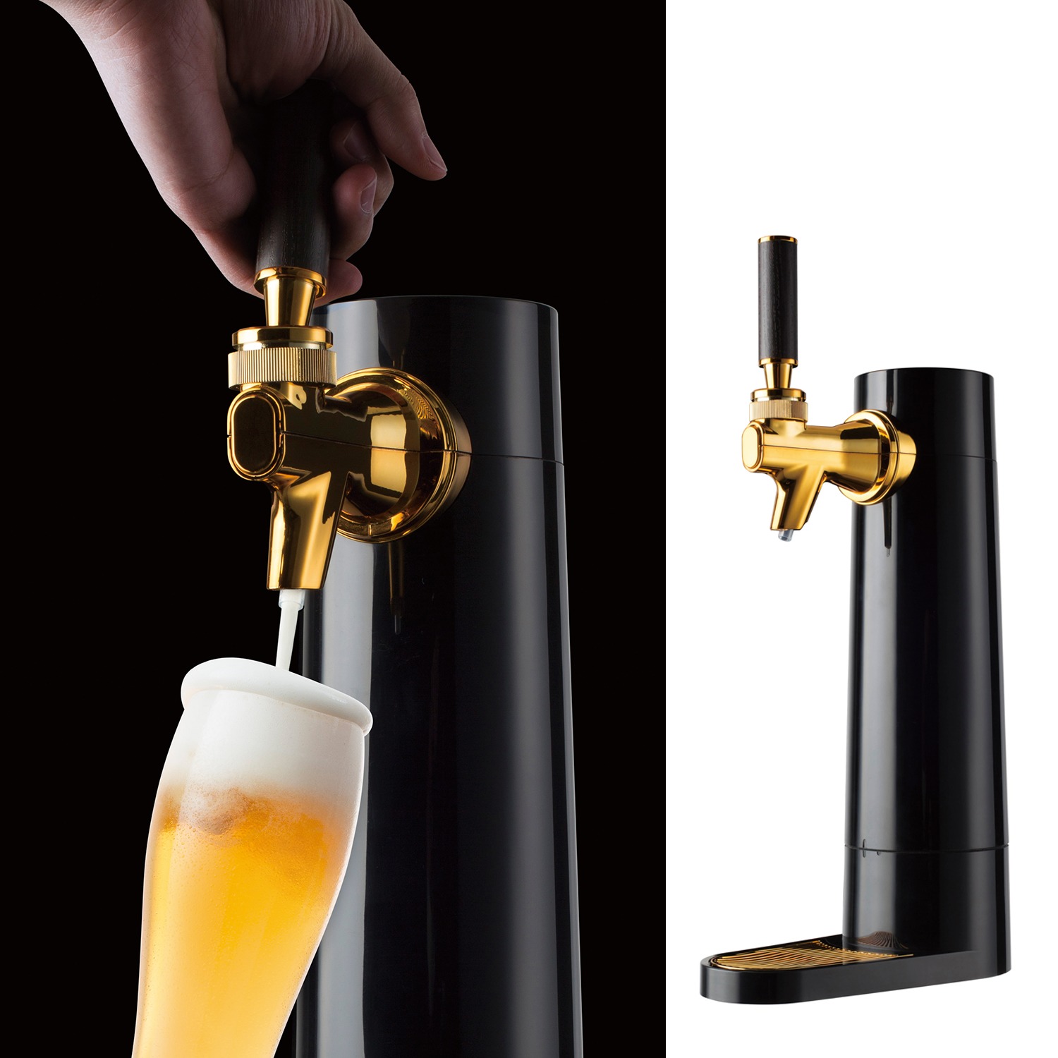 グリーンハウス 超音波が生み出す 細やかでクリーミーな泡 スタンド型 ビールサーバー ｇｈ ｂｅｅｒｏ ショップチャンネル