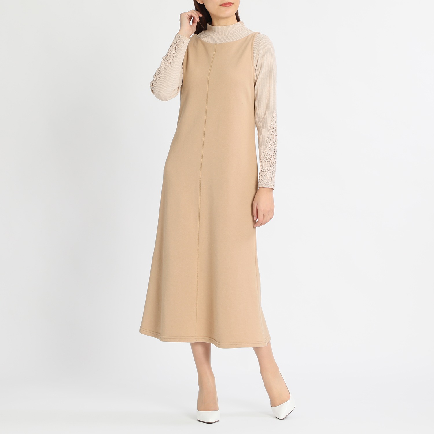 シルバーミントシュガー ミニ裏毛 2ウェイ マーメイドワンピース ショップチャンネル