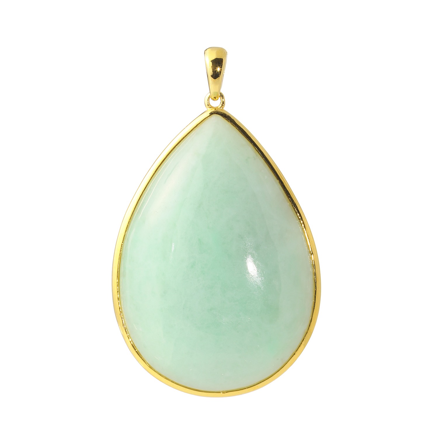 マスターストーン ジェイダイト ペアカボション ペンダント