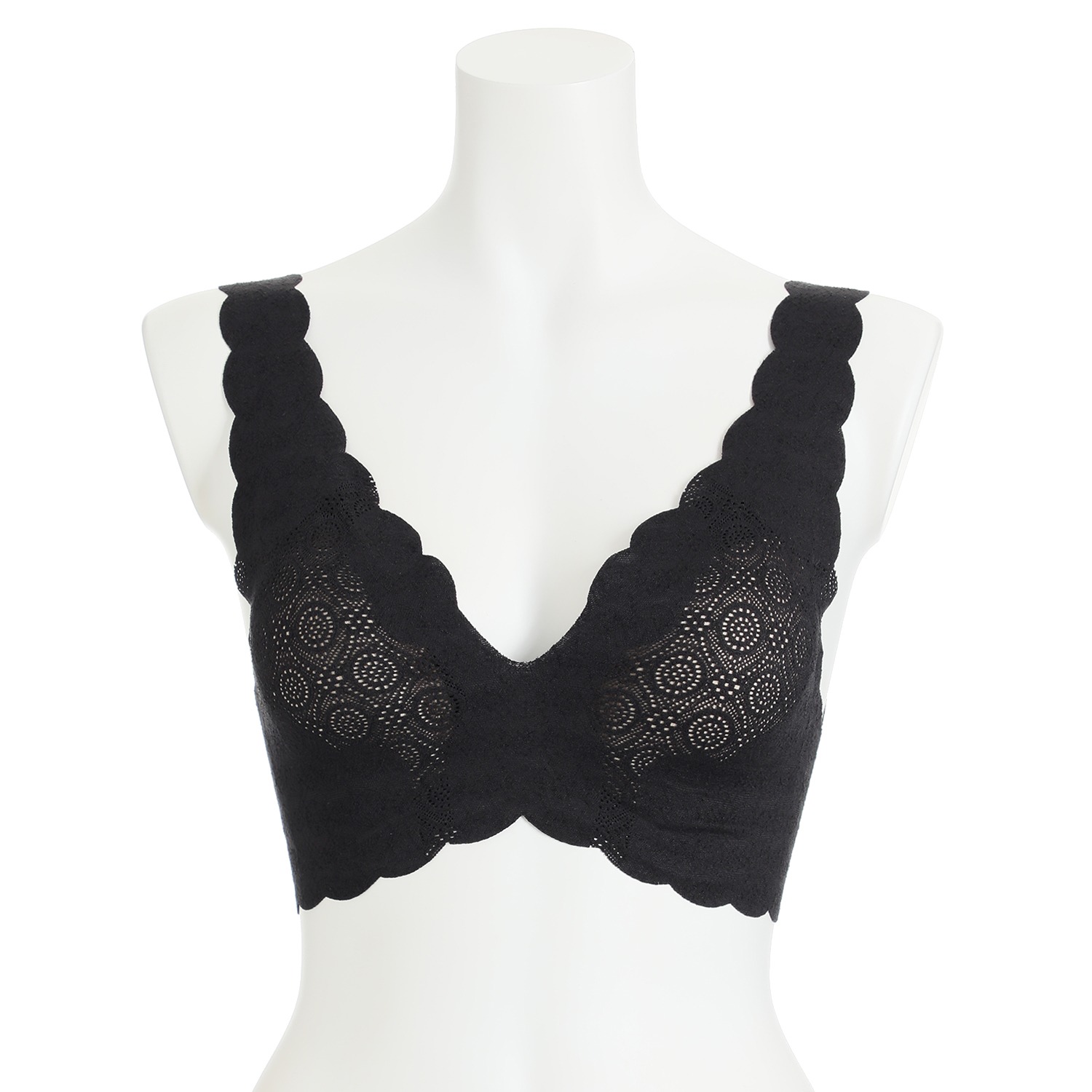 ｍ ｌ スロギー ゼロフィール アラベスクレース ハーフトップ ショップチャンネル