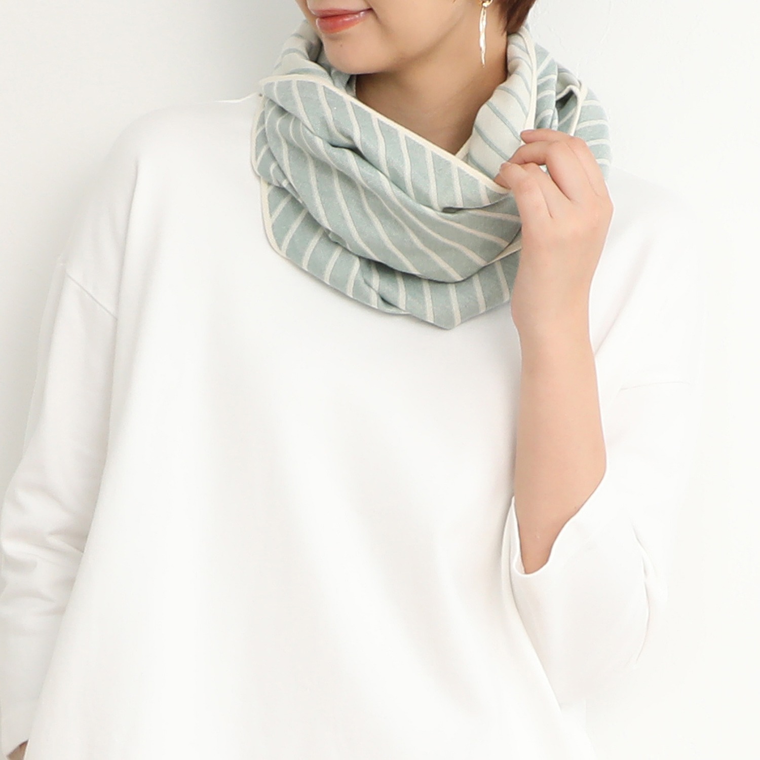 ふわふわごこち スラッシュデザイン 今治タオルマフラー ショップチャンネル