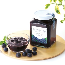 ブルーベリージャム(プレザーブスタイル) 4瓶　ショップチャンネル 6瓶＞ 果実たっぷり！ とろりなめらか食感の ブルーベリージャム