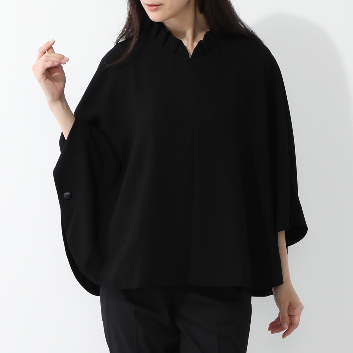 岩佐 フリルアクセント フォーマルケープ- ショップチャンネル