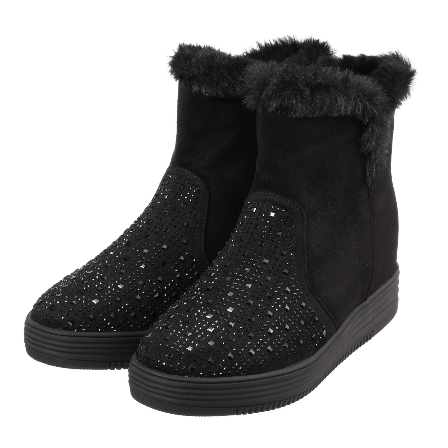 ムーム ビジュウアクセント インヒールショートブーツ ショップチャンネル