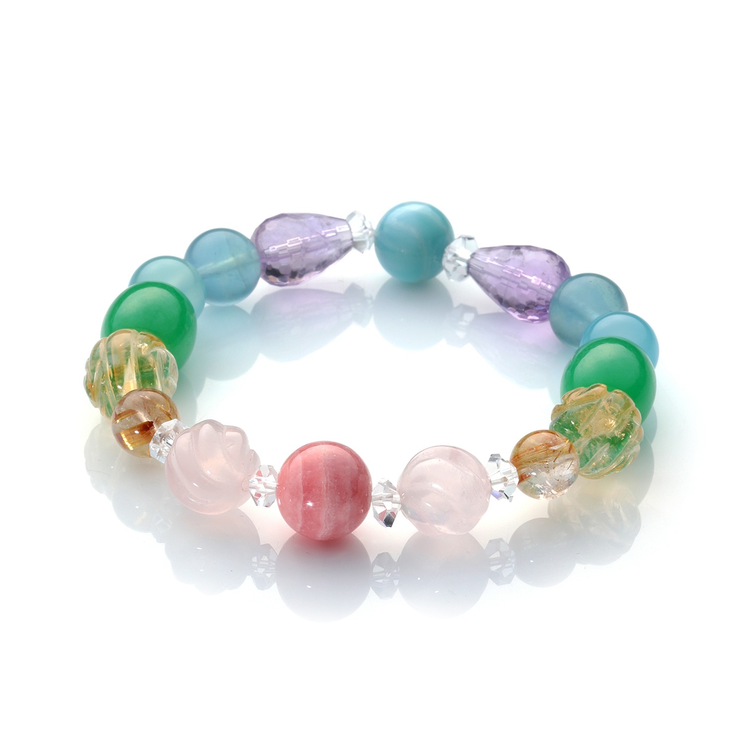 愛と第五世界を結ぶ霊力を高め幸運を引き寄せるジェムブレスレット 愛と第五世界を結ぶ霊力を高め幸運を引き寄せるジェムブレスレット