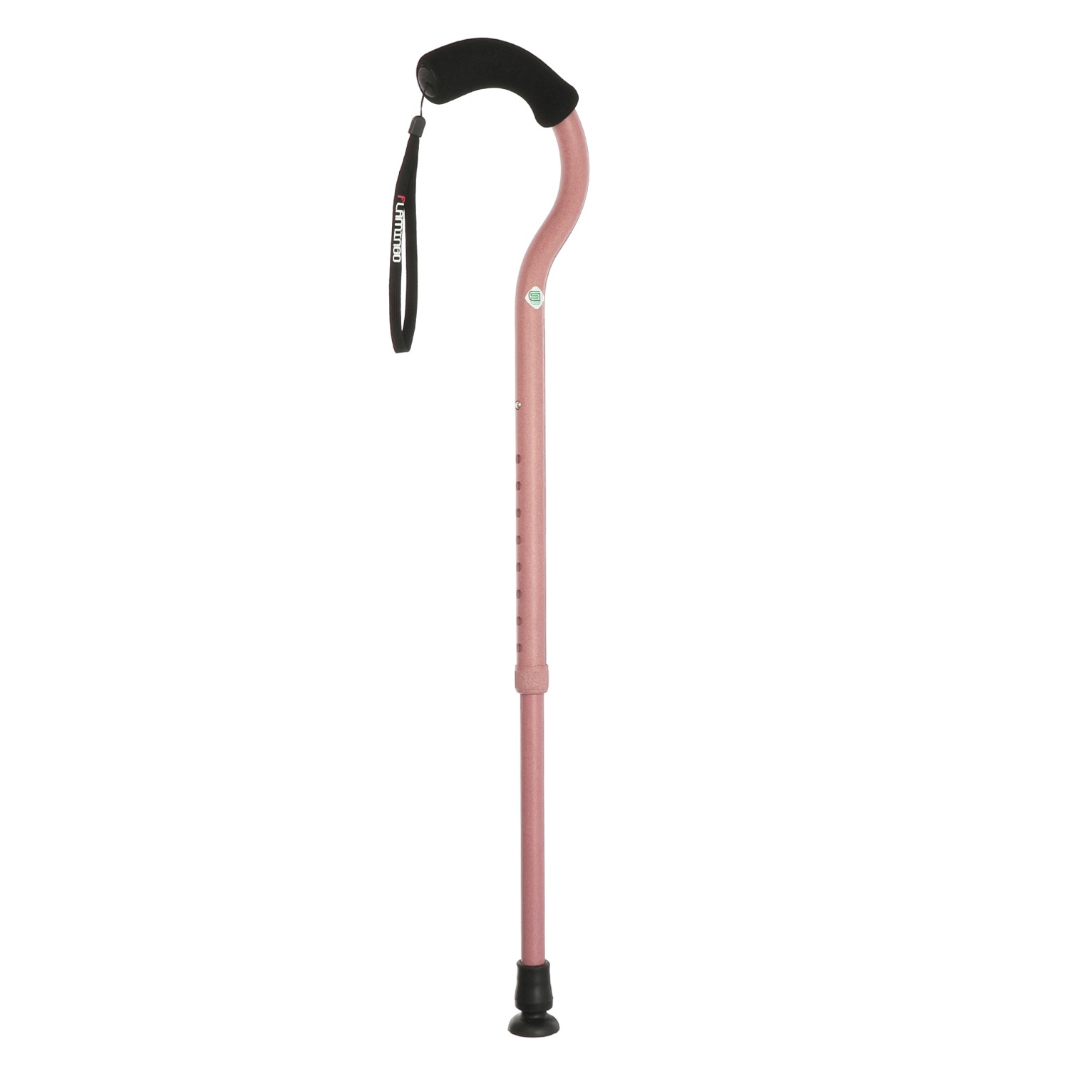 いつまでも楽しく歩いて 健康に！ かわいらしく素敵なカラー 使いやすい機能も満載のステッキ “フラミンゴＮ”＜伸縮＞ 