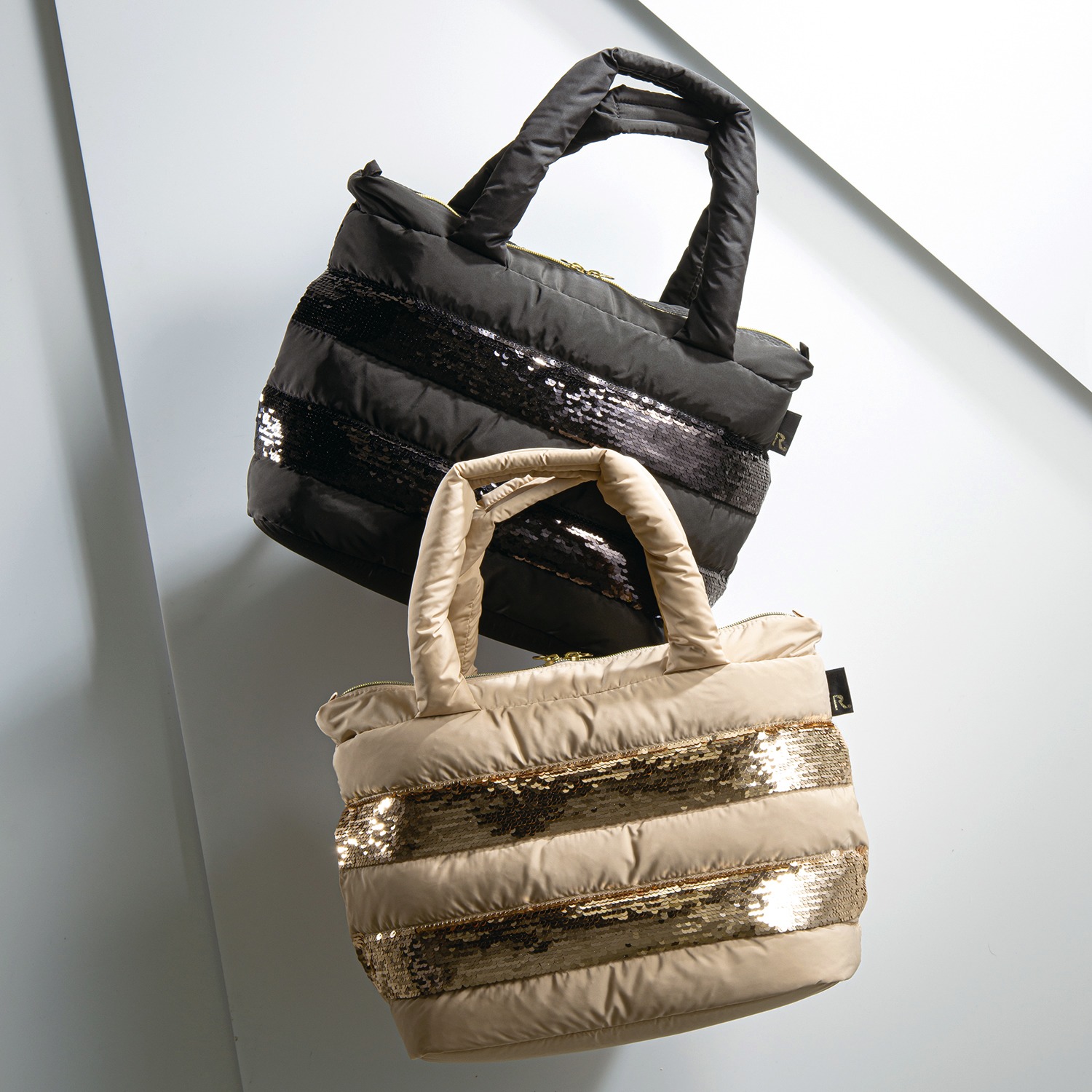 ルートート フェザールーデリ リバーシブルスパンコール トートバッグ ショップチャンネル