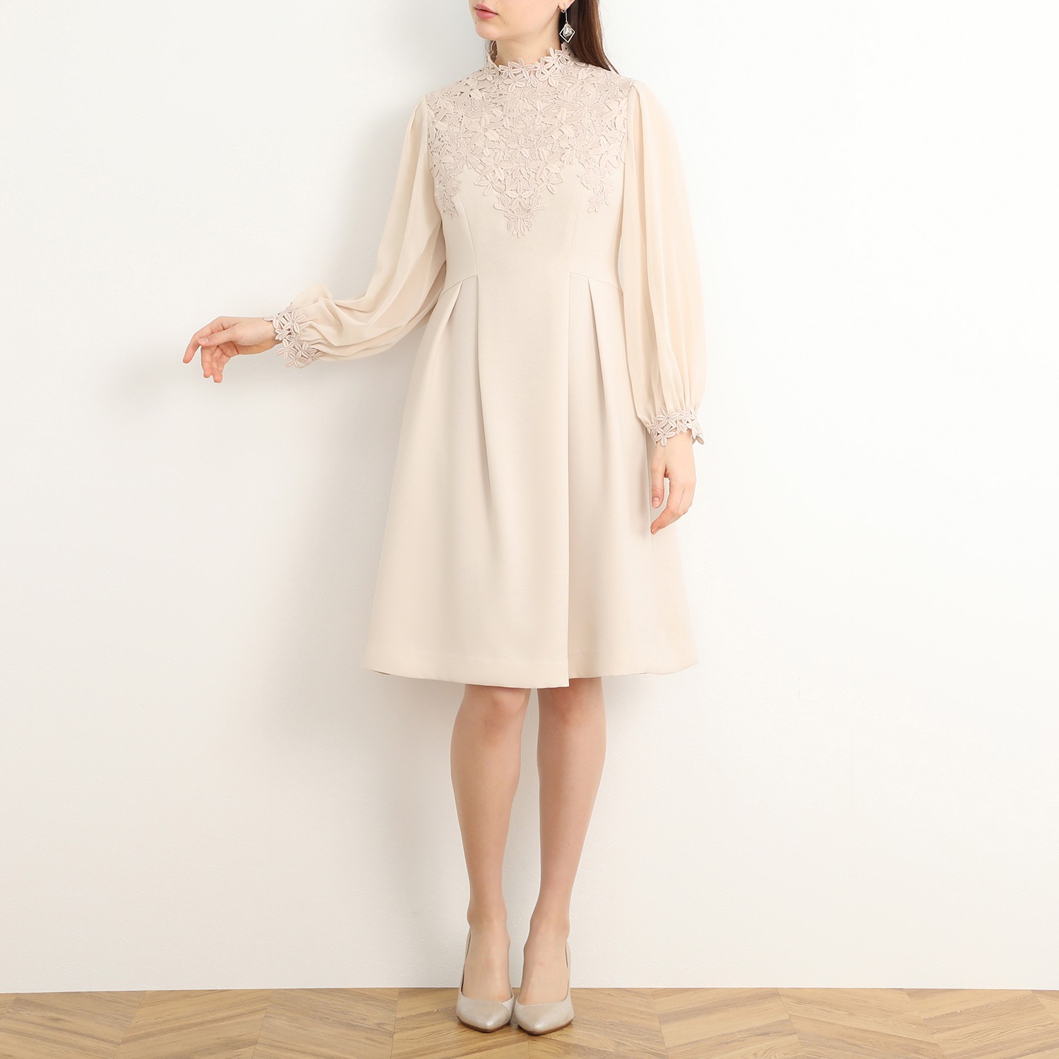 クリス セリーン レースアクセント ワンピース ショップチャンネル