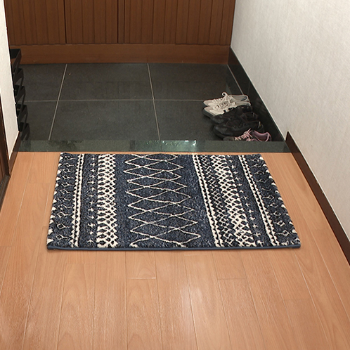 ＜６０×９０ｃｍ＞ トルコ製　ベニワレン柄 ウィルトン織 インテリアマット