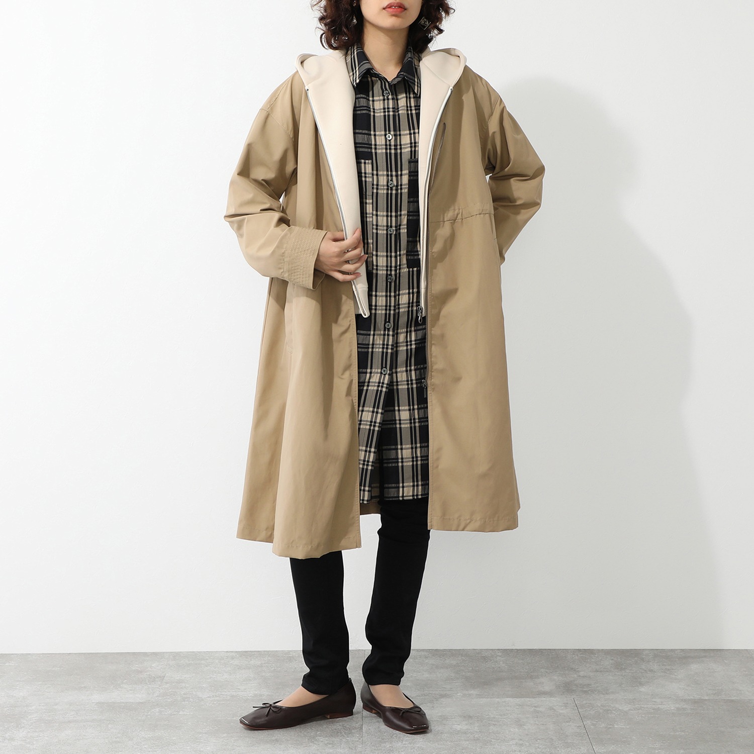 アンリック オー ブルー ａラインコート フーディーベスト ショップチャンネル