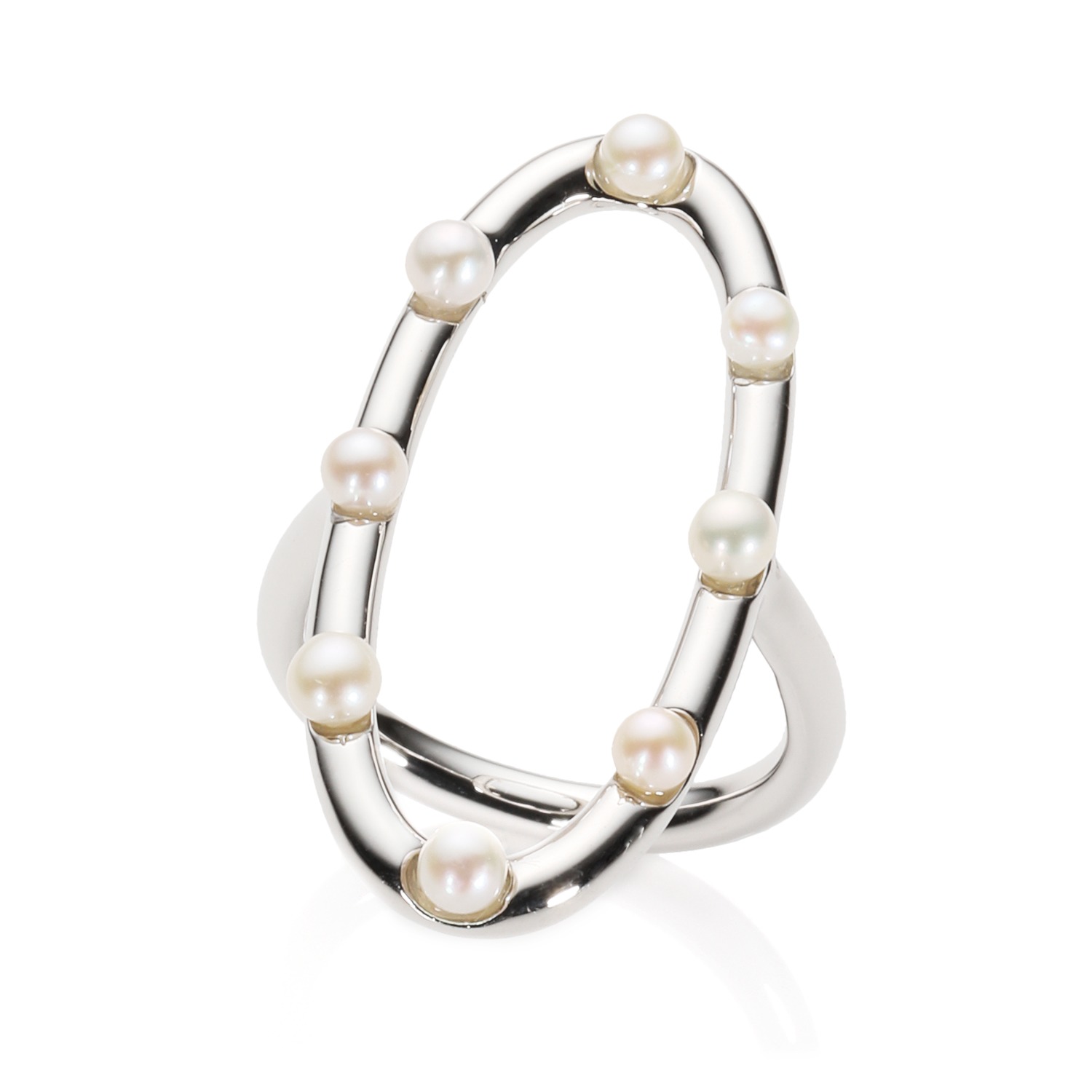 エアリーフェアリー ベビー淡水パール オーバルモティーフ リング ショップチャンネル