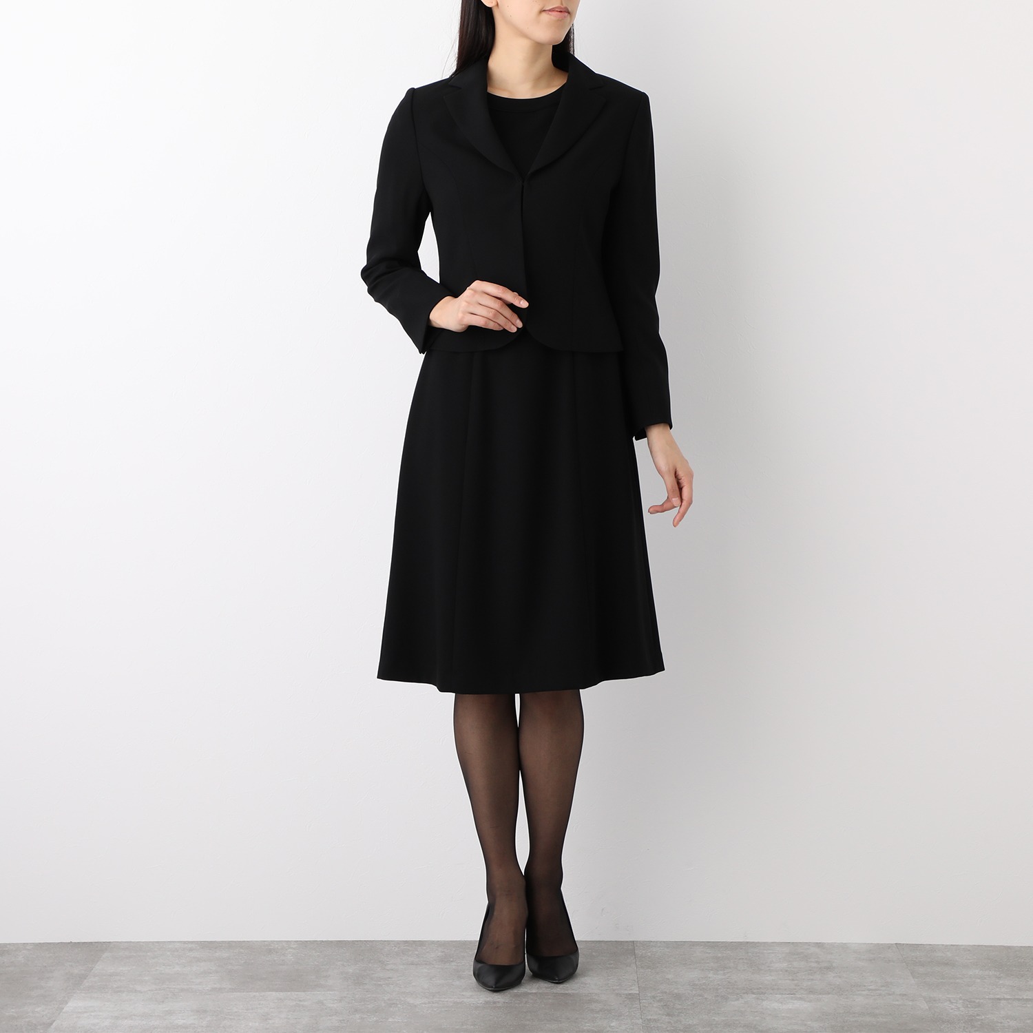 ブラックフォーマル テーラードジャケット 六分袖ワンピース ショップチャンネル ブラックフォーマル テーラードジャケット 六分袖ワンピース ショップチャンネル