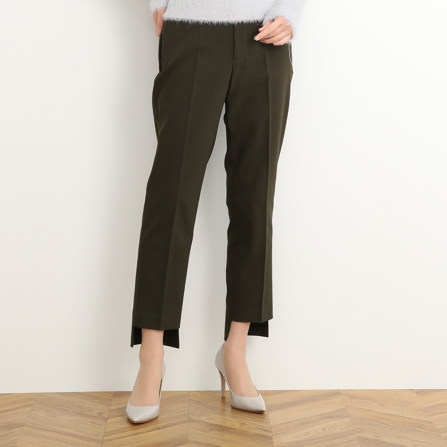 フィルバリオ 裾アクセント スリムパンツ ショップチャンネル