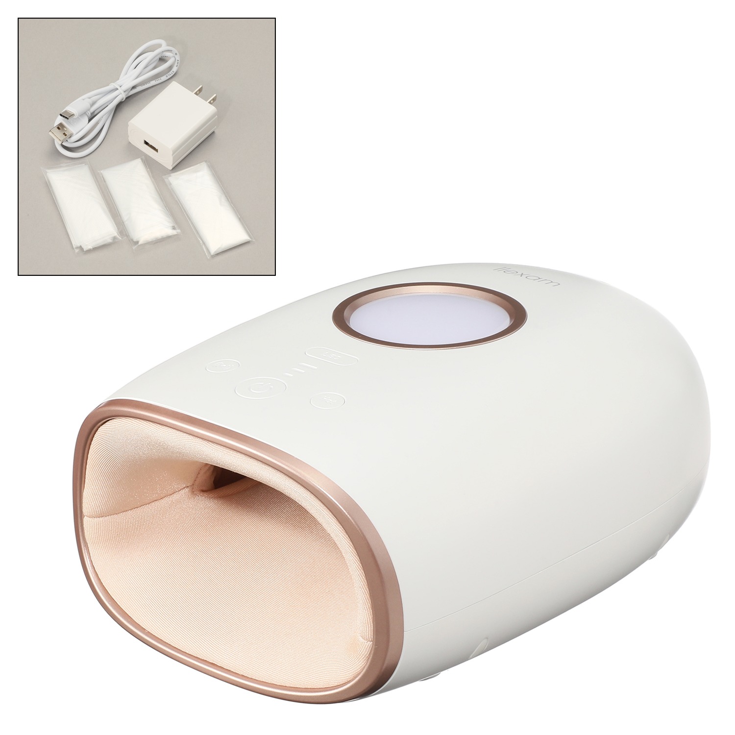 レクサム 小林照子監修 温め 振動 加圧 3つの機能で手を集中ケア 家庭用電気マッサージ器 ハンドマッサージャー ショップチャンネル