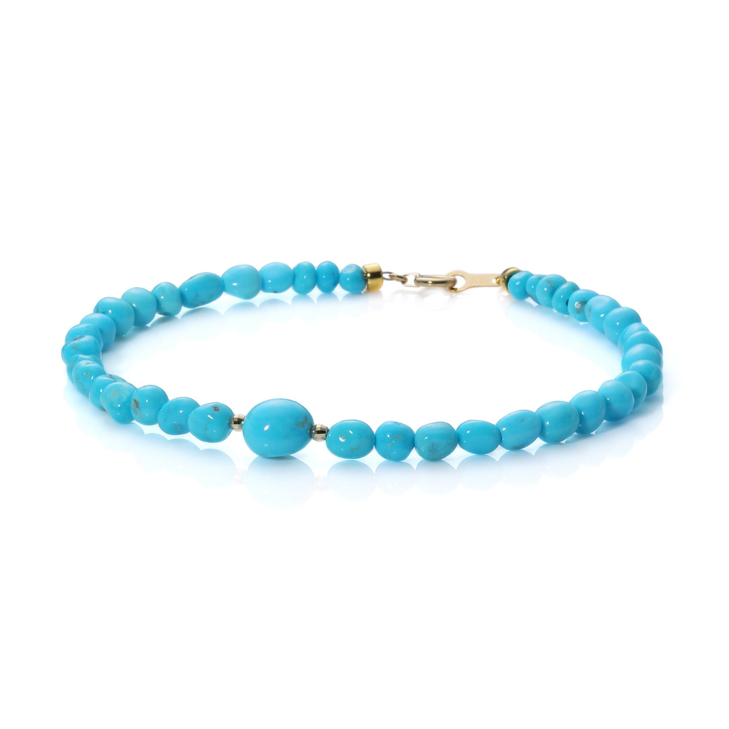 スリーピングビューティー １８ｋ ターコイズ ブレスレット ショップチャンネル
